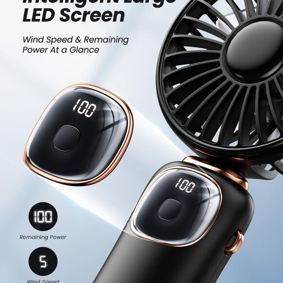 Portable Handheld Fan 4000mAh Battery - Picture 7 of 8